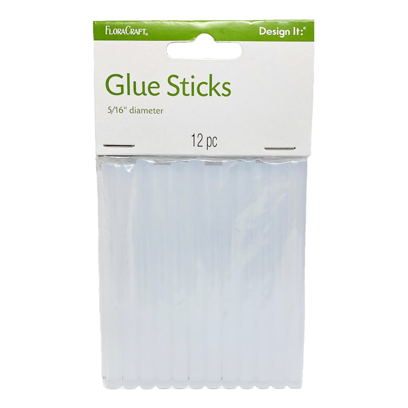 12-Piece Hot Glue Sticks, 5/16