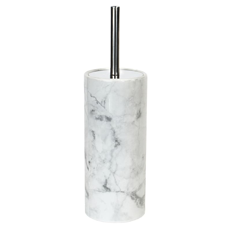 Marmar Marbled Print Ceramic Toilet Bowl Brush