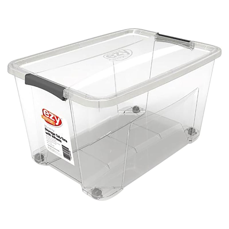 Clear Classic Latch Storage Container, 52L