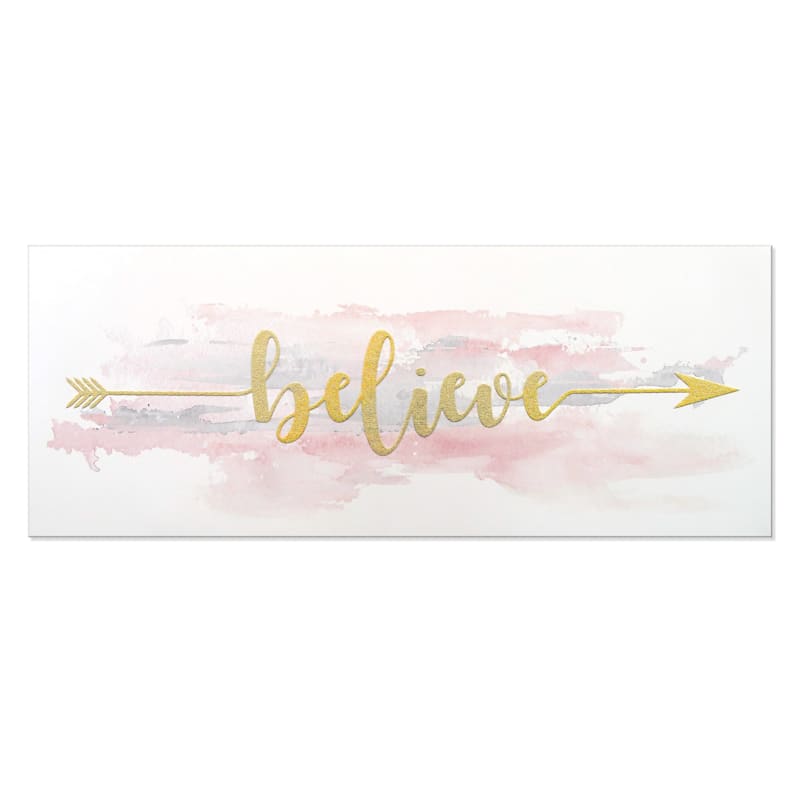 Vintage style Canvas Floral Hanging Wall Art Sign 20x8