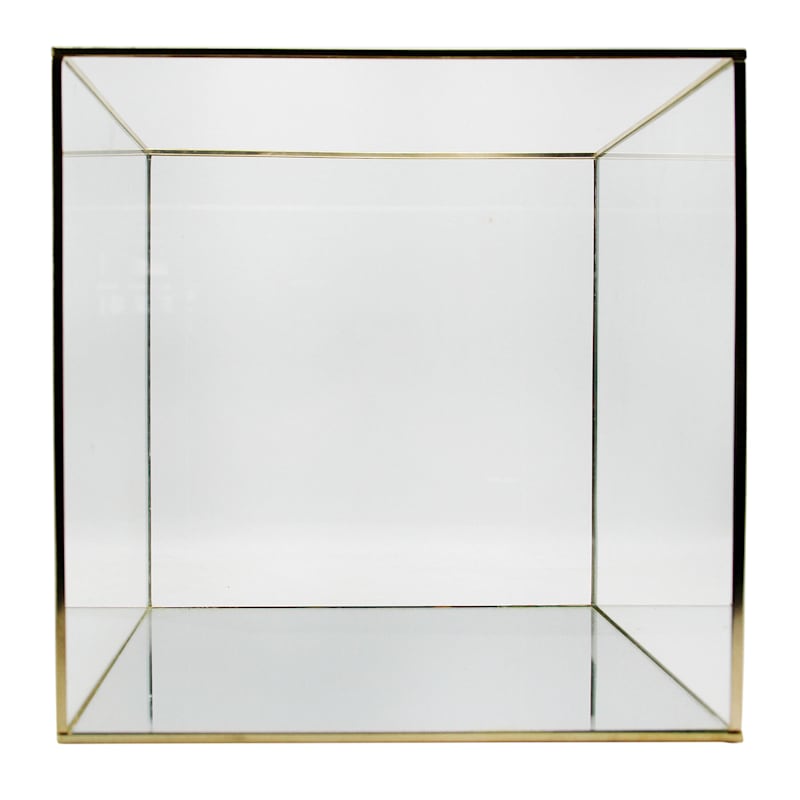 large jewelry box metal glass box square glass box napkin holder