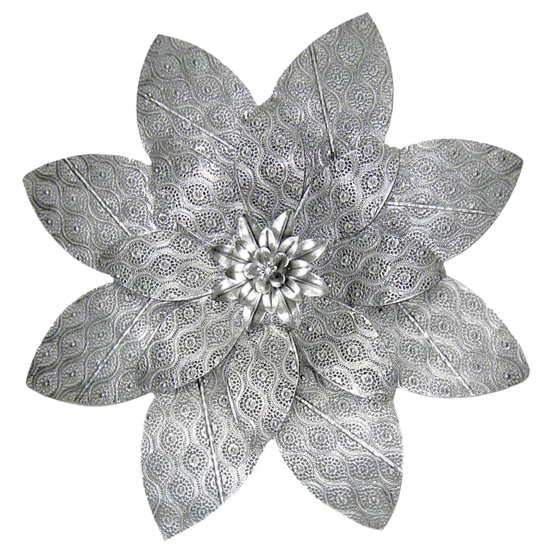 23X23 Embossed Metal Flower