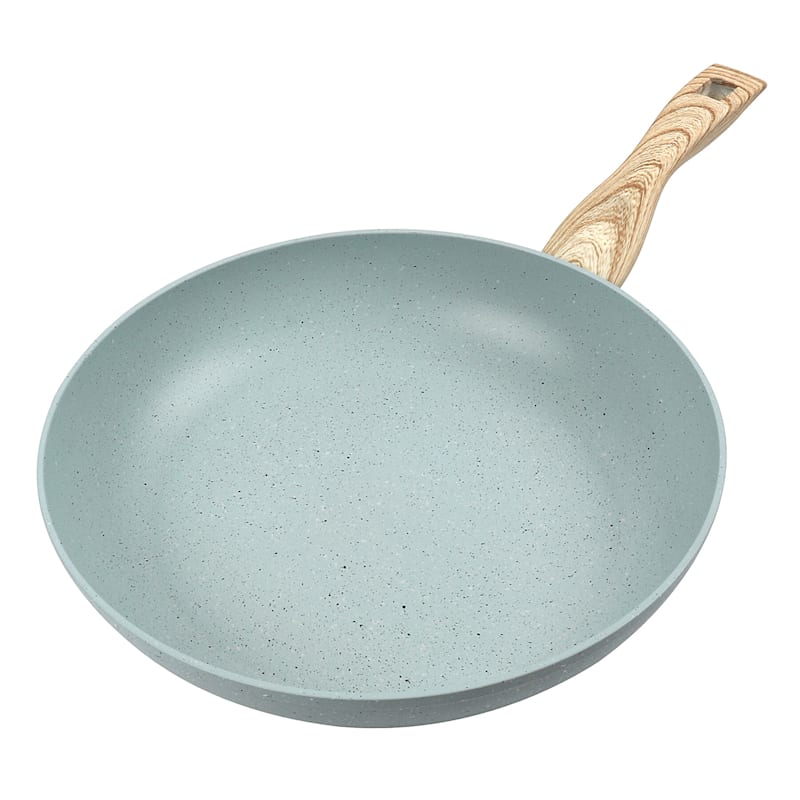 Speckled Mint Green Non-Stick Aluminum Fry Pan, 11"