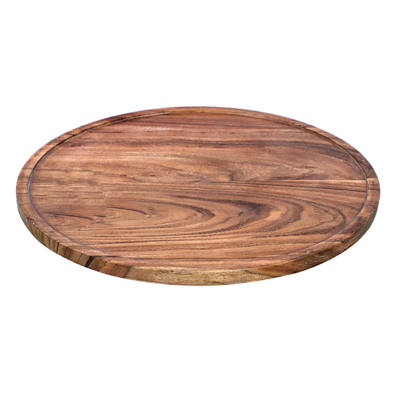 Natural Acacia Wood Charger Plate