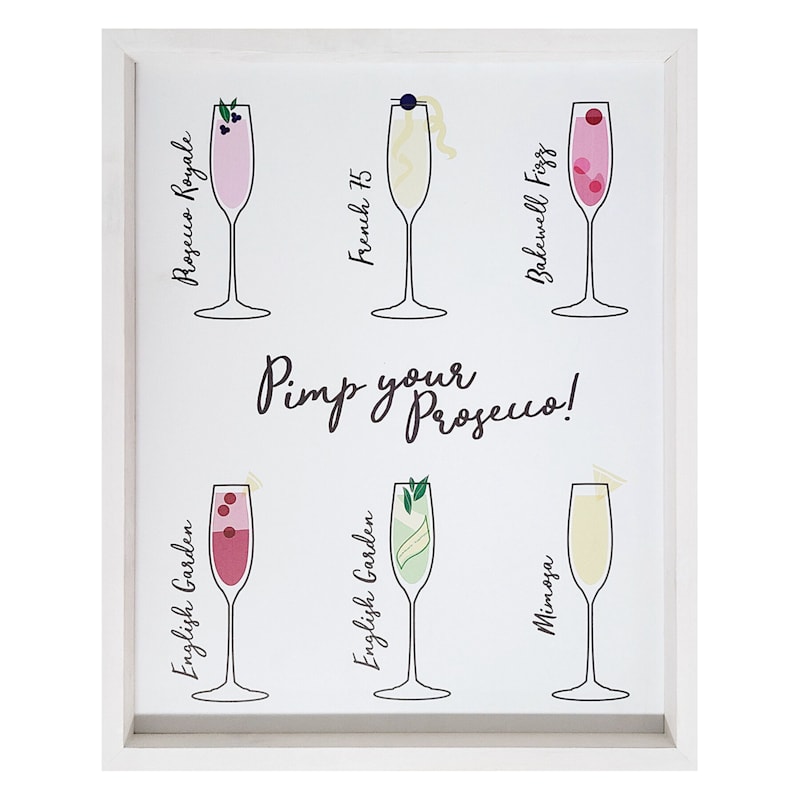 16X20 Pimp Your Prosecco Framed Wall Art