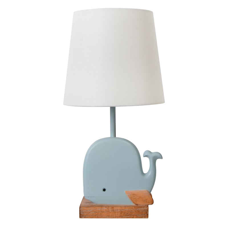 Kids Whale Lamp With Shade 18 At Home, Whale Lamp Shade