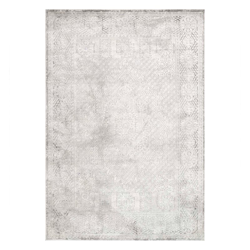 A446 Infinity Gray Area Rug 8x10 At, Gray Area Rugs