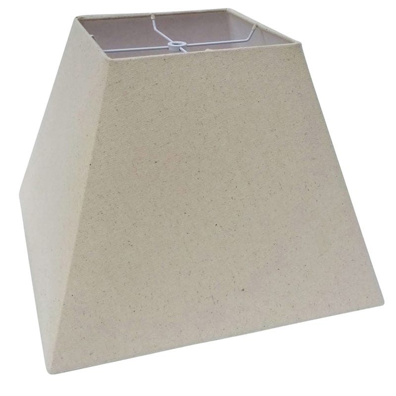 Beige Square Table Lamp Shade, 11x8