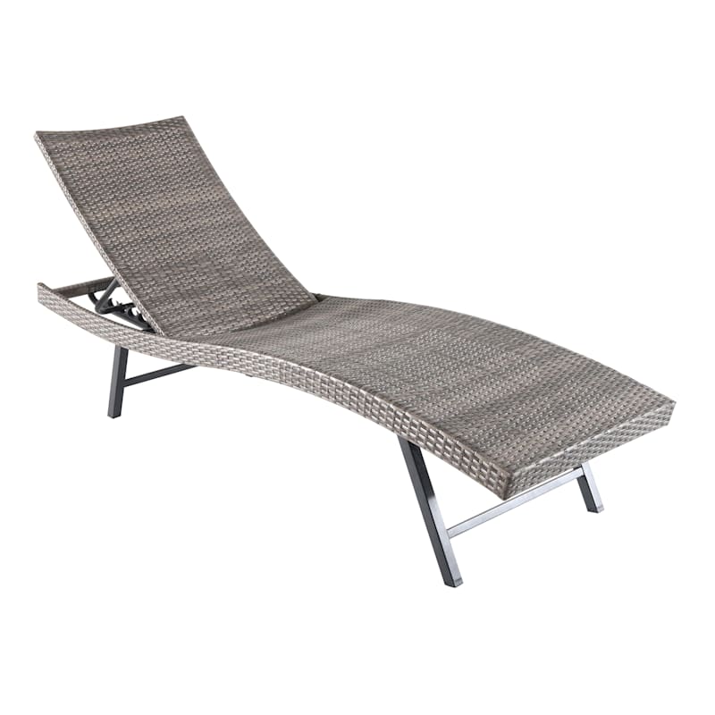 Bridgeport Wicker Outdoor Chaise Lounge, Outdoor Chaise Lounges