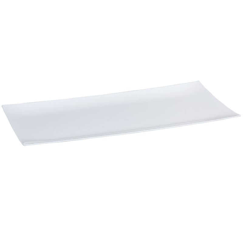Lillian Table Settings Pearl White Rectangle Trays Sold by at Home