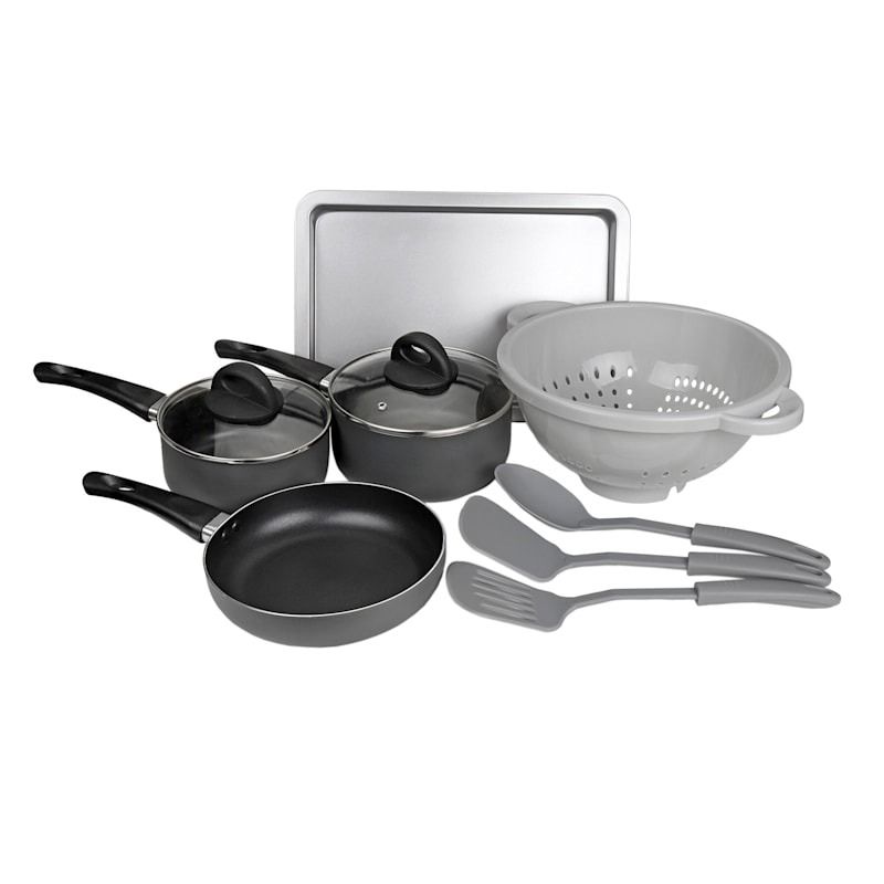 10-Piece Cookware Set, Grey