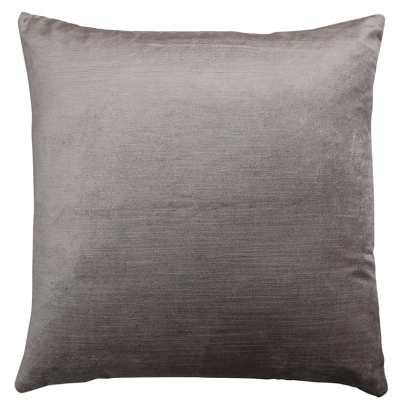 grey velvet throw pillows
