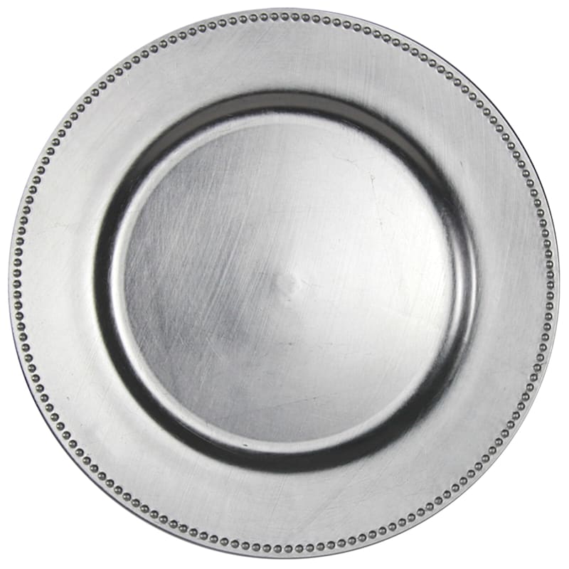 Cheap silver charger plates store