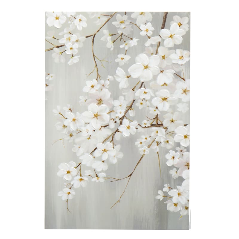40x30 Cherry Blossoms Canvas Wall Art At Home - Habitat Cherry Blossom Decorative Wall Light