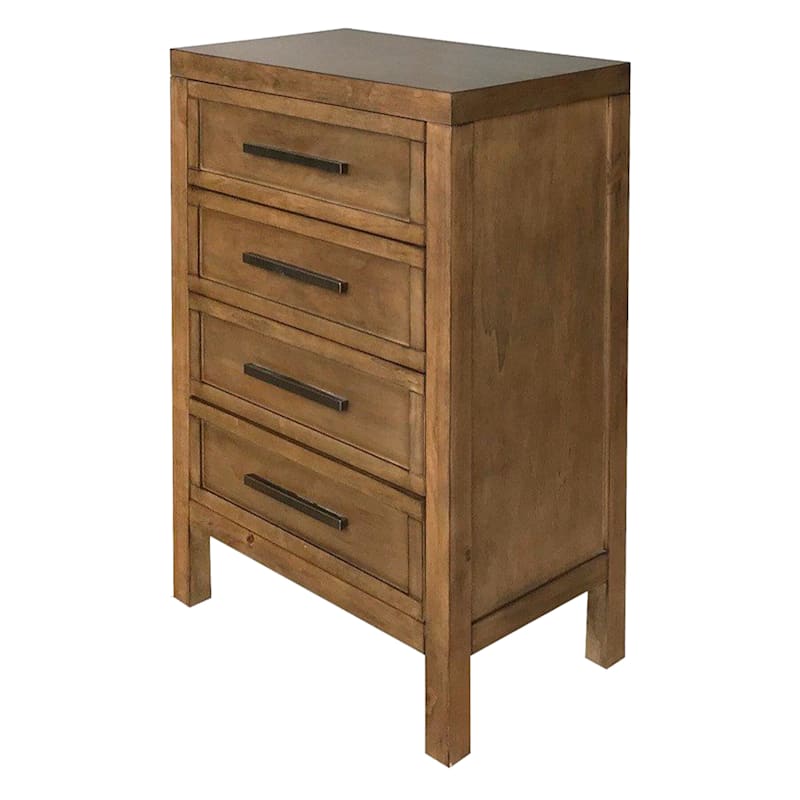 4 Drawer Wood Cabinet