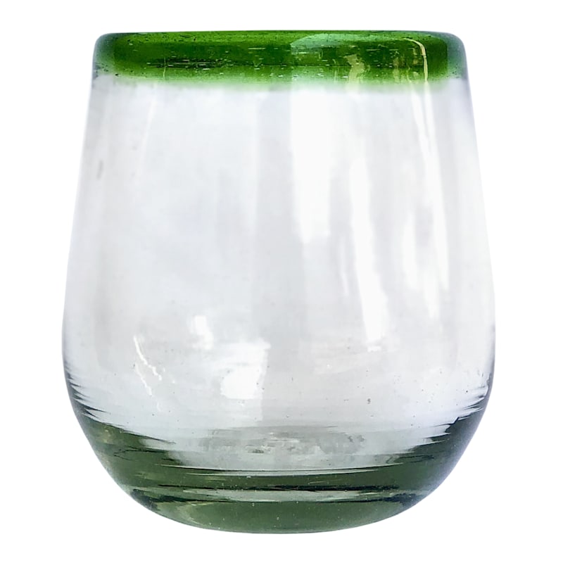 Honeybloom Recycled Glass Water Goblet