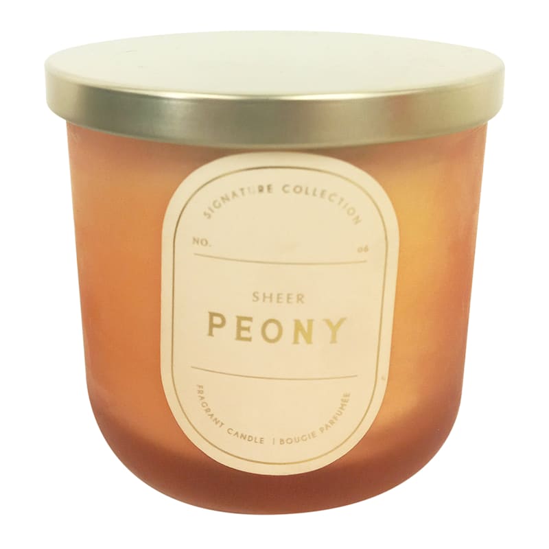2-Wick Sheer Peony Scented Jar Candle, 12.5oz