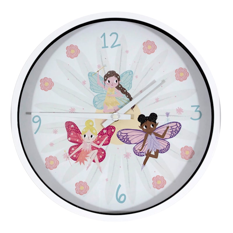 12D Garden Fairies Clock