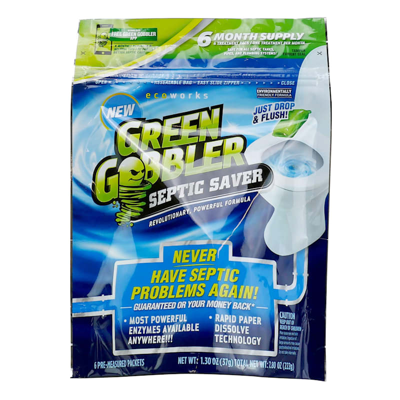 Green Gobbler Septic Saver Packs 6 Count