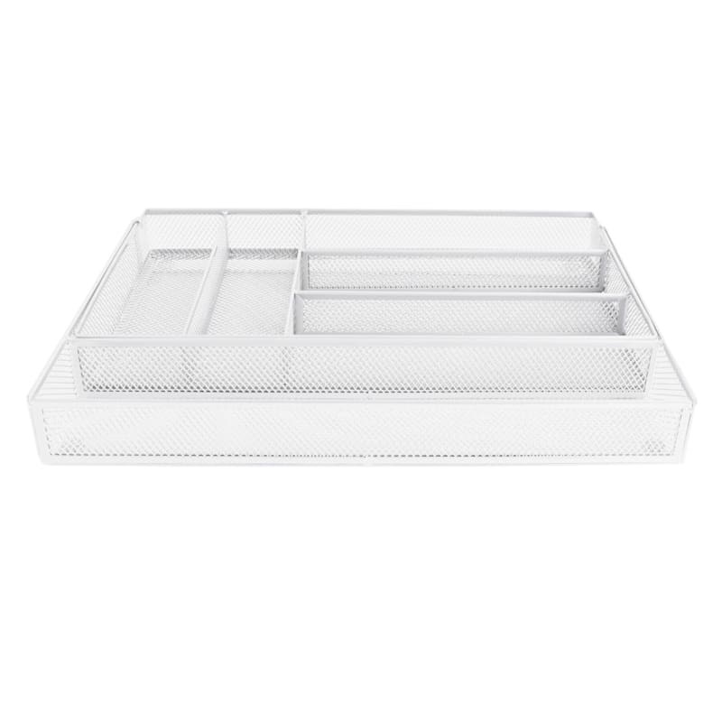 Metal Mesh Expandable Cutlery Tray