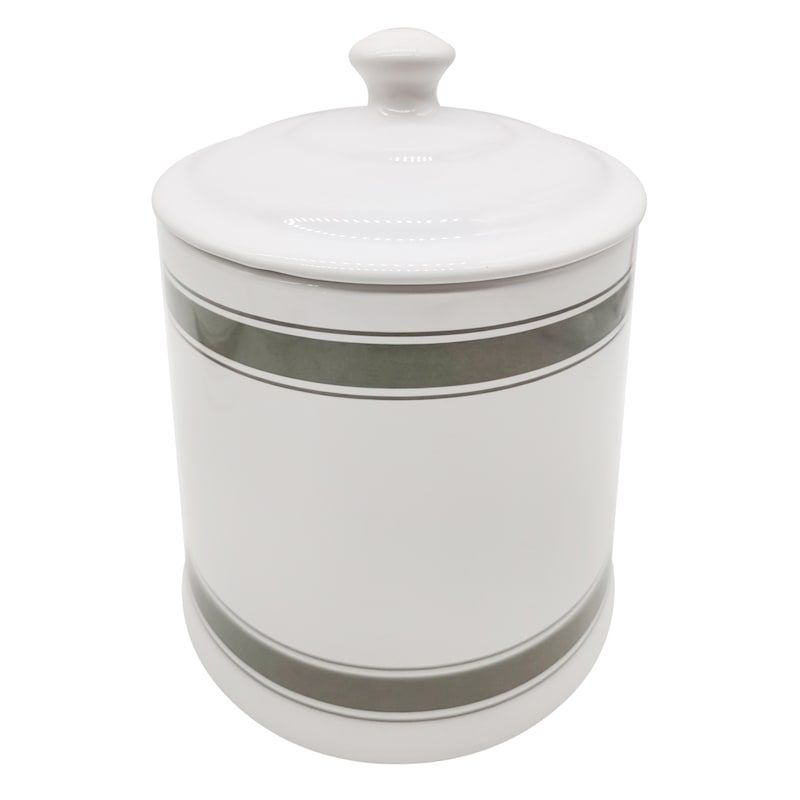 7IN BISTRO CANISTER LT GREY