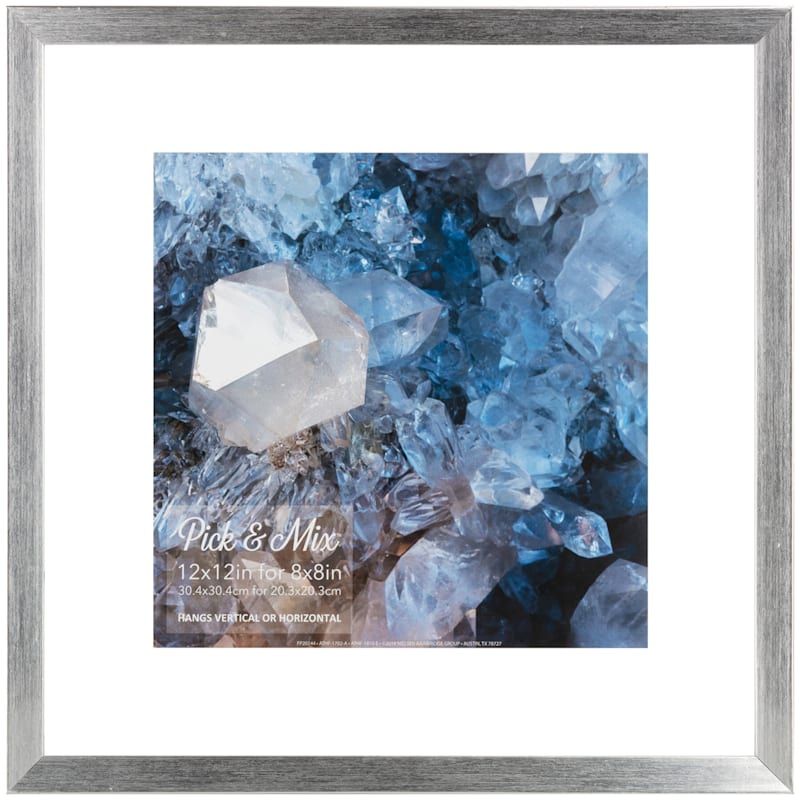 At Home Pick & Mix 8x10 Matted to 5x7 Air Float Linear Wall Frame