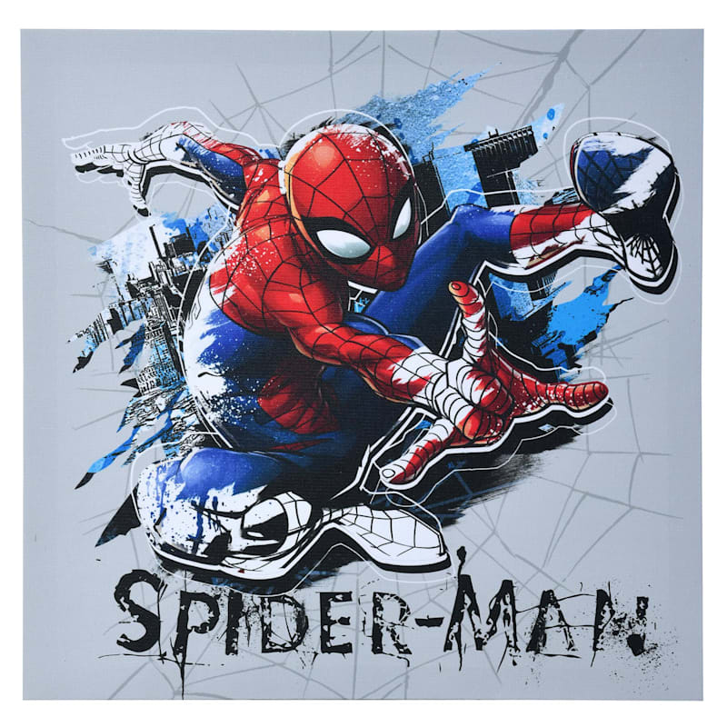 Spider-Man Canvas Wall Art, 12"