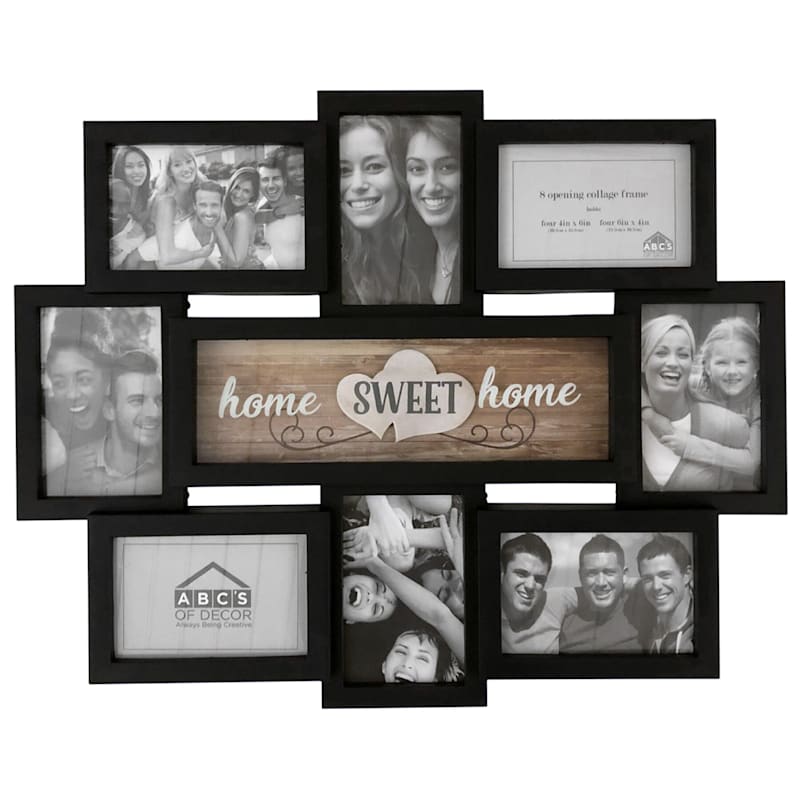 22X18 8-Opening Collage Home Sweet Home 4 4X6-Openings 4 6X4-Openings