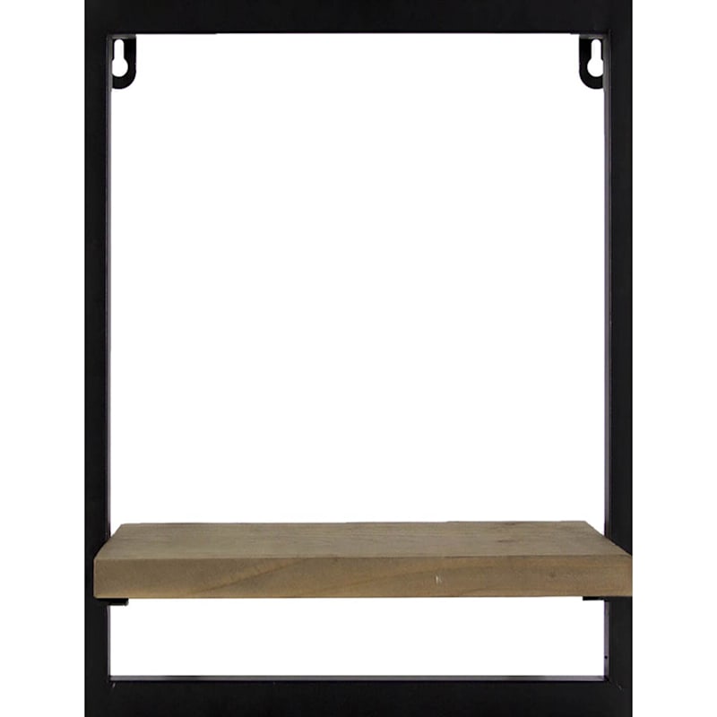 8X15 Metal/Wood Ledge Shelf