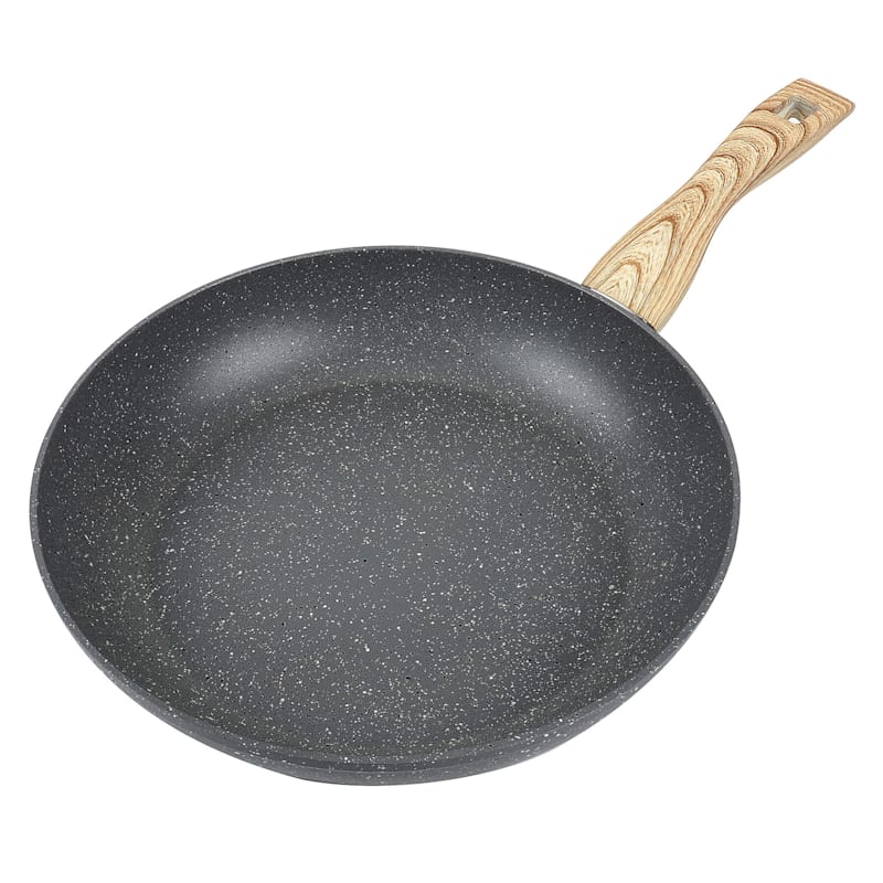 Grey Speckled Non Stick Fry Pan, 11"