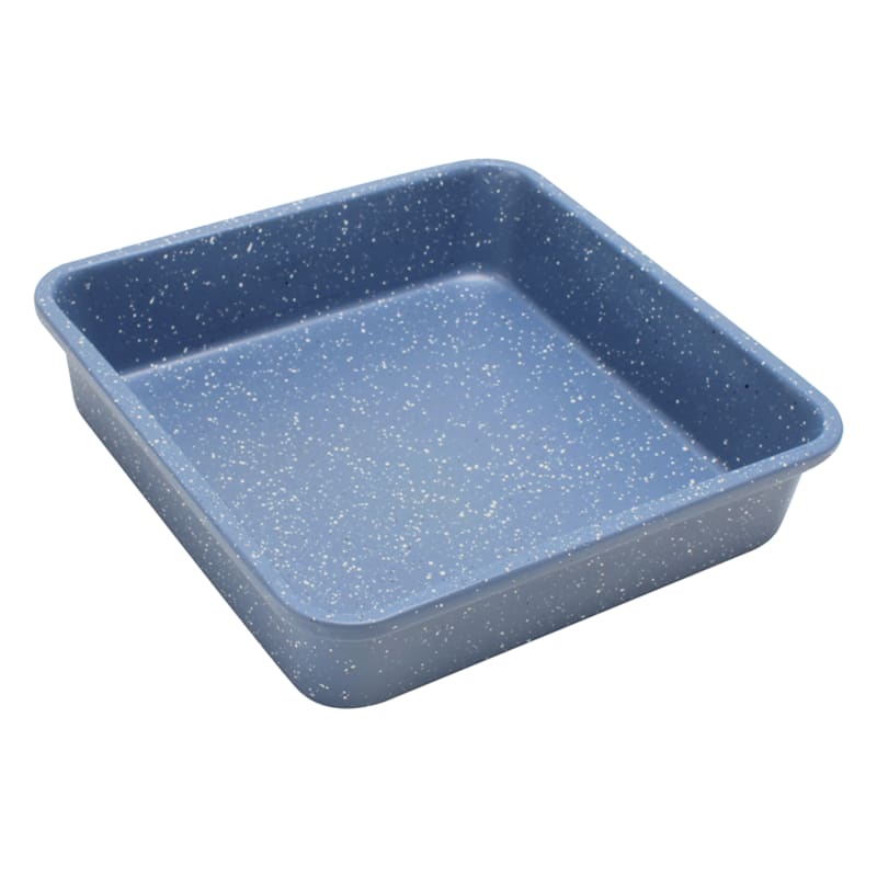 Blue Speckled Square Cake Pan, 9