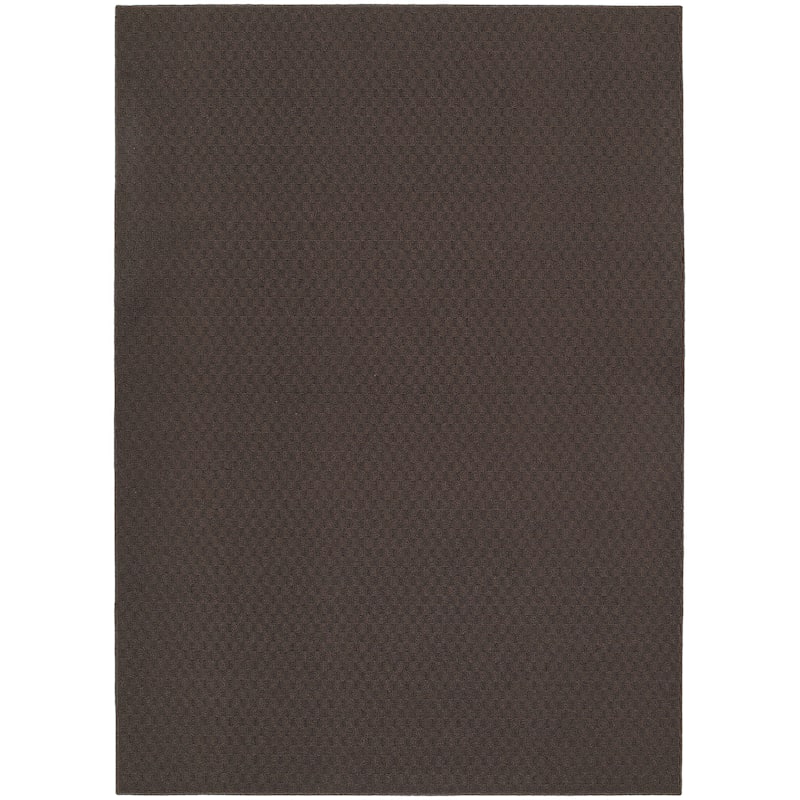 (D138) Town Square Area Rug Mocha, 5x7