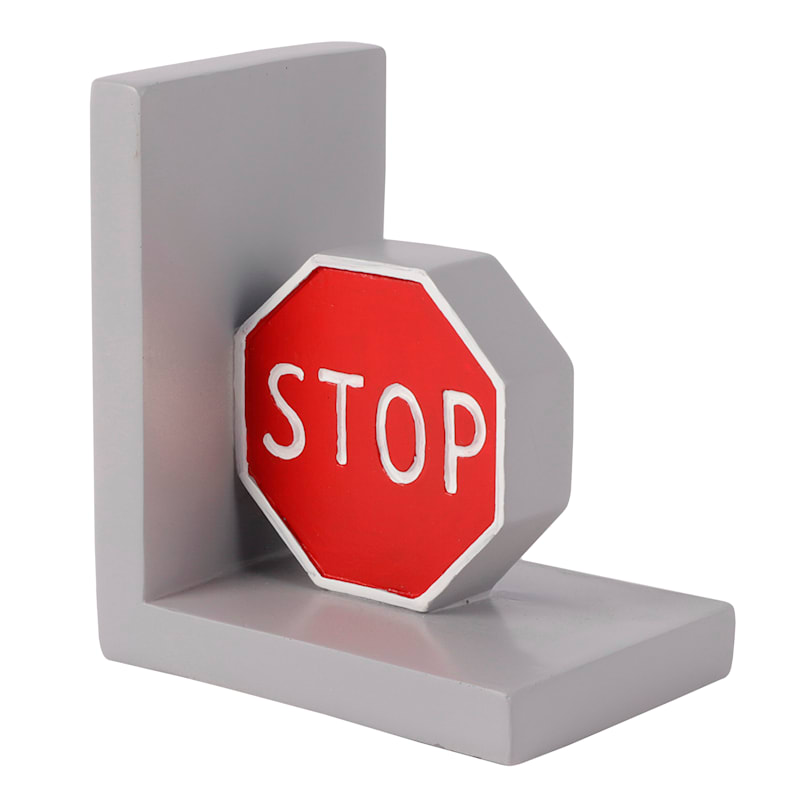 Stop Sign Bookend, 5"