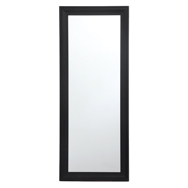 Black Barb Framed Wall Mirror, 24x58