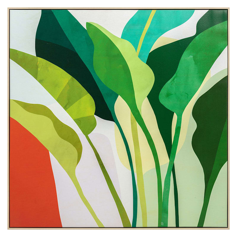 Spring Fling Plants Textured Canvas Wall Art, 40