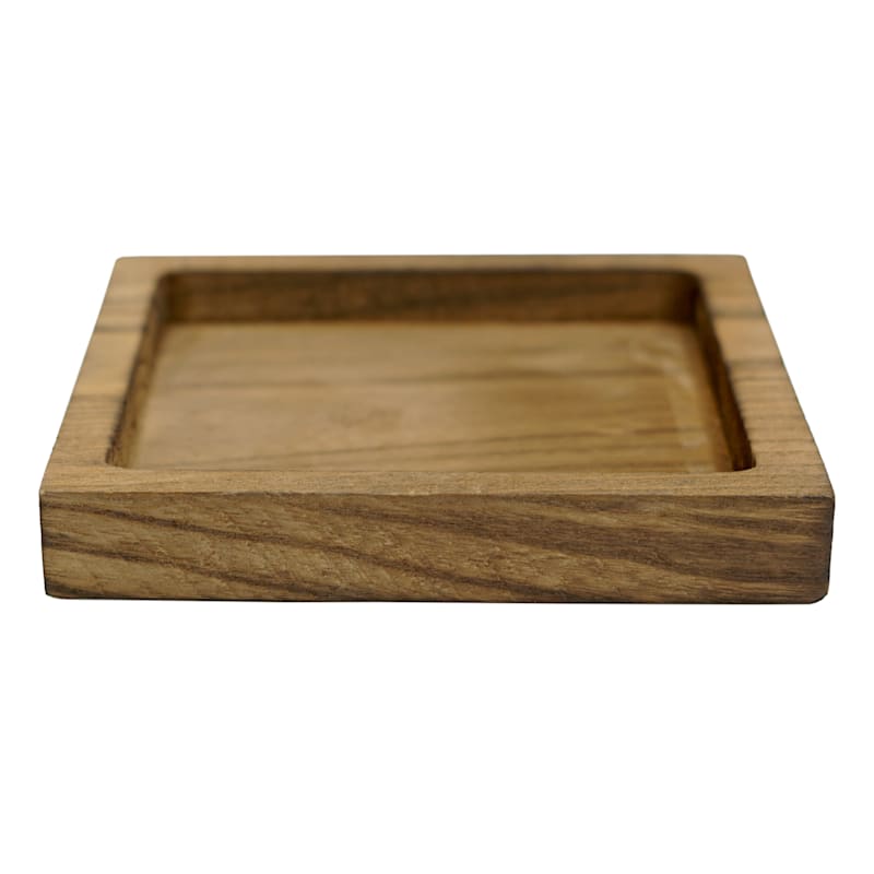 Shallow wooden tray store