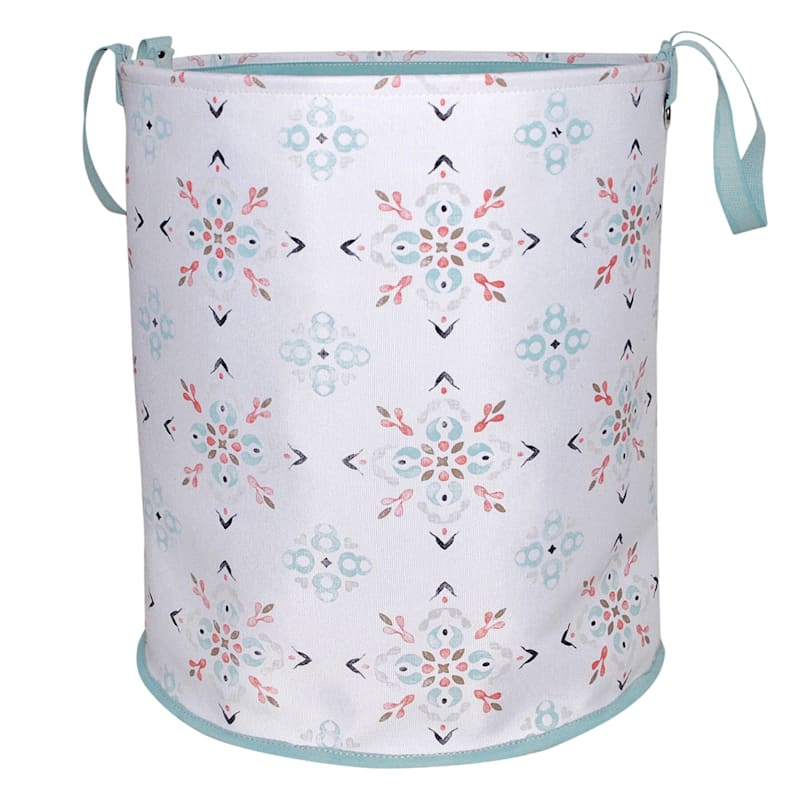 collapsible laundry basket round