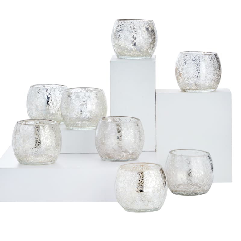 8Pack Gold Votive Holders