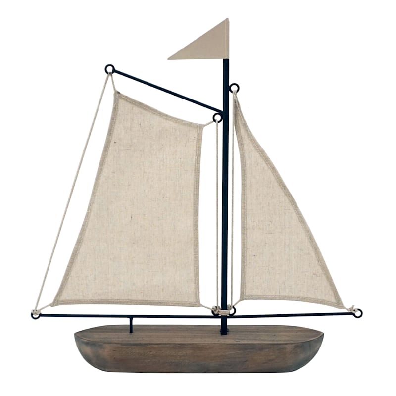 White Sailboat, 15x16