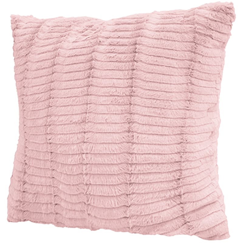 Blush Pink Lash Throw Pillow, 24"