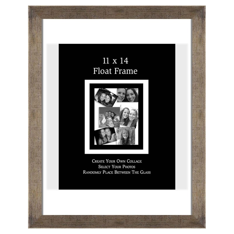 Champagne Float Wall Photo Frame, 11x14