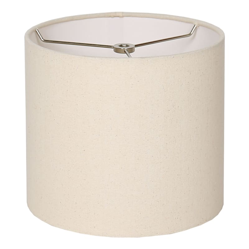 OffWhite Fabric Lamp Shade, 8x9