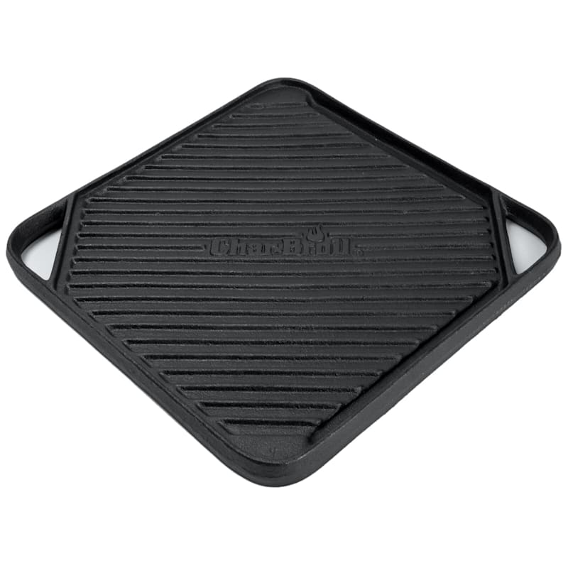Char-Broil Cast Iron Reversible Grill Topper