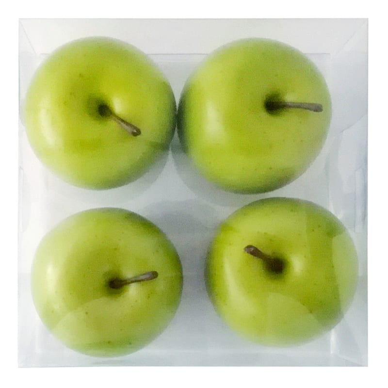Set of 4 Green Apple Decorative Bowl Filler