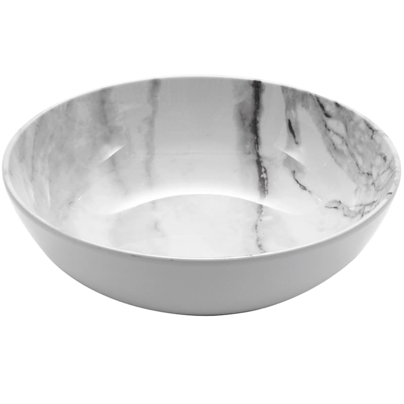 Marble-Look Melamine Cereal Bowl