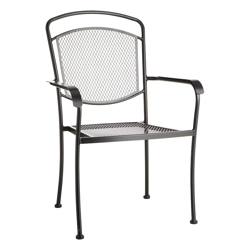 Steel Wrought Iron Outdoor Chair At Home, How Do You Clean Wrought Iron Patio Furniture