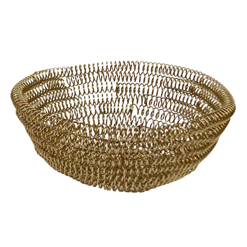Gold Wire Decorative Bowl, 12"