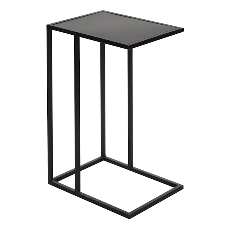 Metal C-Table, Black