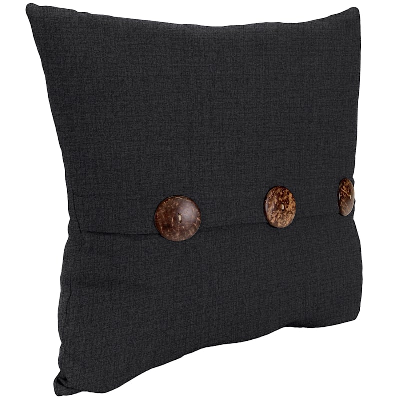 Sorvino Ash Premium Outdoor Throw Pillow, 18"