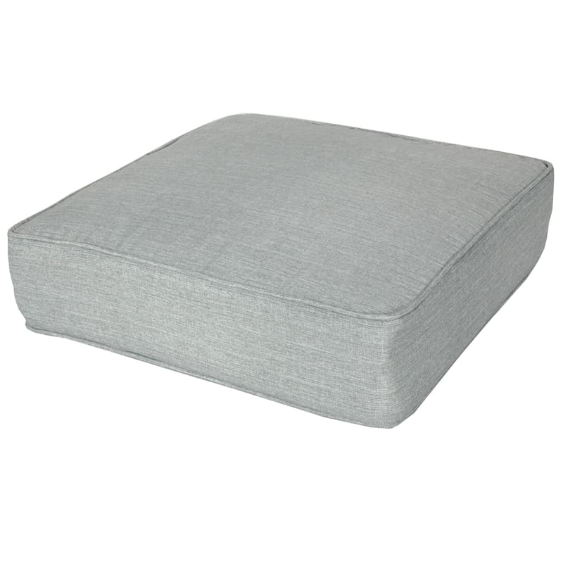 Tahiti Silver Outdoor Gusseted Back Cushion